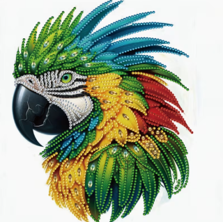 Diamond Painting Papagei